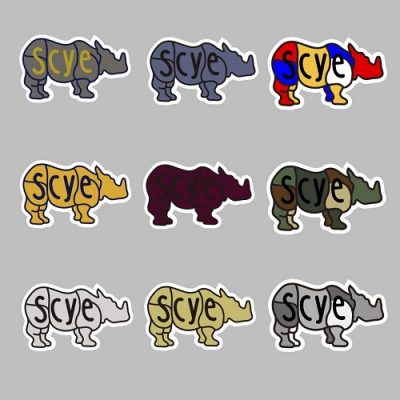 サイベーシックスのロゴ色々